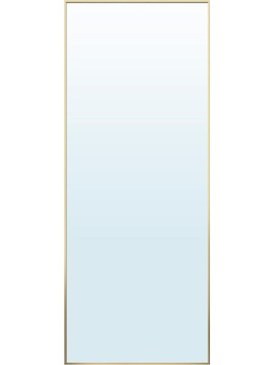 IKEA Modern Altın Boy Aynası 78X196 cm - Duvar/salon Dekoratif Ayna - Şık Modern Tasarım