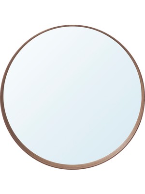 IKEA Modern Siyah Yuvarlak Duvar Aynası 60 cm cm - Duvar/salon Dekoratif Ayna - Şık Modern Tasarım