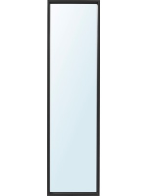 IKEA Modern Siyah Boy Aynası 40X150 cm - Duvar/salon Dekoratif Ayna - Şık Modern Tasarım