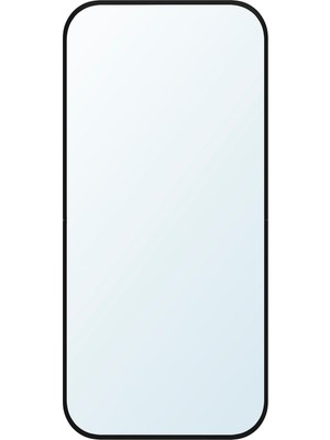 IKEA Modern Siyah Duvar Aynası 28X60 cm - Duvar/salon Dekoratif Ayna - Şık Modern Tasarım