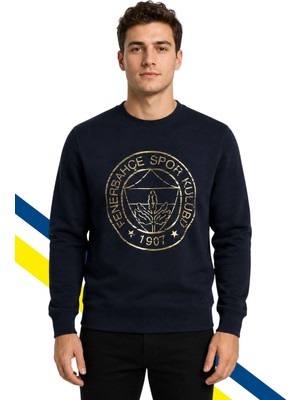 Fenerbahçe Erkek Trıbun Altın Logolu Sweat