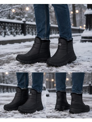 Noka Colorado Unisex Kışlık Kauçuk Taban Paraşüt Malzemeli Içi Polarlı Fermuarlı Kışlık Bot