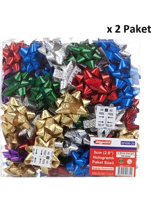 Bigpoint Paket Süsü Hologram 5cm 100'LÜ x 2 Paket