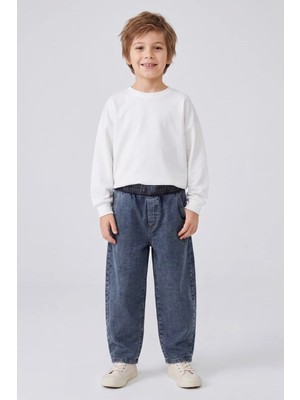 Queen Kids M0734 Kz Çocuk Sweat Ekru