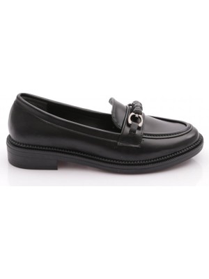 Dgn 2623003 Kadın Tokalı Loafer Ayakkabı