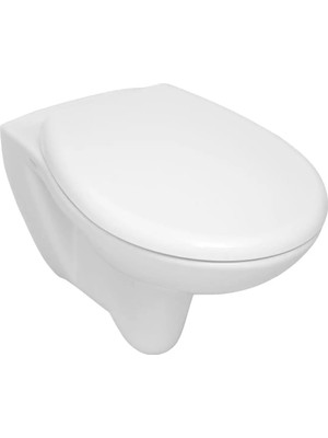 Serel Tek Parça Asma Klozet - Beyaz - 0446ODS110H