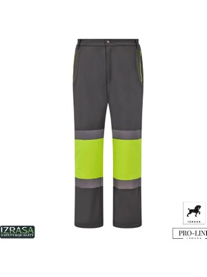 Izrasa Proline Softshell Reflektörlü Oxford Dizli Teknik Iş Pantolonu Smp/g | Su Geçirmez, Nefes Alabilir, Dayanıklı