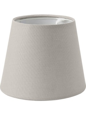 IKEA Modern Gri Abajur 19 cm - Şık Ev Ofis Dekoratif Aydınlatma - Modern Tasarım