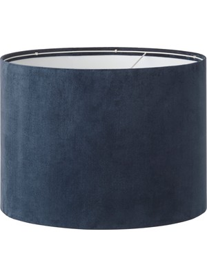 IKEA Modern Mavi Abajur 42 cm - Şık Ev Ofis Dekoratif Aydınlatma - Modern Tasarım