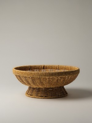 Minihol Paisley Rattan Ayaklı Sunumluk (28 Cm)