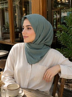 Bambu Kraş Eşarp - Yeşil