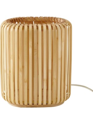 IKEA Modern Siyah Abajur 26 cm - Şık Ev Ofis Dekoratif Aydınlatma - Modern Tasarım