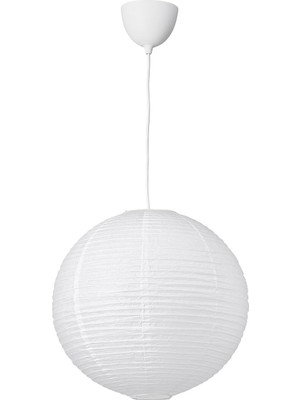 IKEA Modern Beyaz Sarkıt Lamba 45 cm - Şık Ev Ofis Dekoratif Aydınlatma - Modern Tasarım
