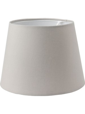 IKEA Modern Gri Abajur 33 cm - Şık Ev Ofis Dekoratif Aydınlatma - Modern Tasarım