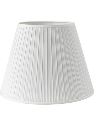 IKEA Modern Beyaz Abajur 42 cm - Şık Ev Ofis Dekoratif Aydınlatma - Modern Tasarım
