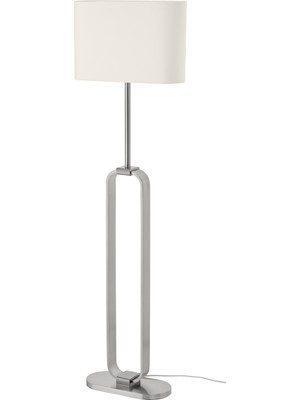 IKEA Modern Beyaz Yer Lambası 150 cm - Şık Ev Ofis Dekoratif Aydınlatma - Modern Tasarım