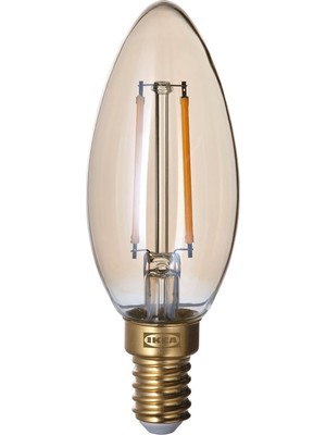 IKEA Modern Siyah LED Ampul - Şık Ev Ofis Dekoratif Aydınlatma - Modern Tasarım