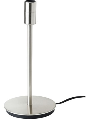 IKEA Modern Siyah Abajur 30 cm - Şık Ev Ofis Dekoratif Aydınlatma - Modern Tasarım