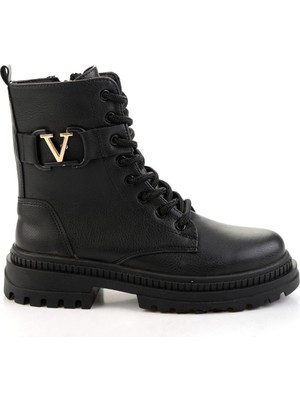 Bambi Siyah  Kadın Bot & Bootie K02179521209