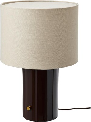 IKEA Modern Bej Abajur 49 cm - Şık Ev Ofis Dekoratif Aydınlatma - Modern Tasarım