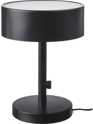 IKEA Modern Siyah Masa Lambası 33 cm - Şık Ev Ofis Dekoratif Aydınlatma - Modern Tasarım
