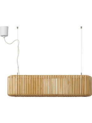 IKEA Modern Siyah Sarkıt Lamba 79 cm - Şık Ev Ofis Dekoratif Aydınlatma - Modern Tasarım