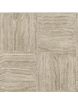 Happy Trend Roommates Taupe Boyutlu Kare Alçı Soyma ve Çubuk Duvar Kağıdı, RMK12681PLW