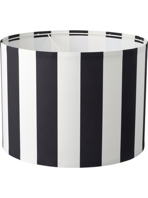 IKEA Modern Beyaz Abajur 42 cm - Şık Ev Ofis Dekoratif Aydınlatma - Modern Tasarım