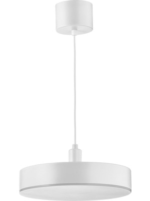 IKEA Modern Beyaz Sarkıt Lamba 38 cm - Şık Ev Ofis Dekoratif Aydınlatma - Modern Tasarım