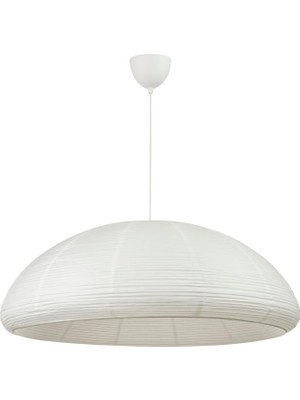 IKEA Modern Beyaz Sarkıt Lamba 90 cm - Şık Ev Ofis Dekoratif Aydınlatma - Modern Tasarım