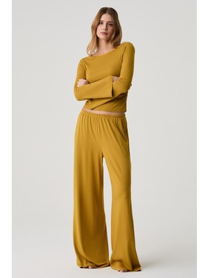 Penye Mood Dökümlü Pijama Takımı