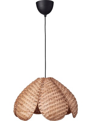 IKEA Modern Siyah Sarkıt Lamba 45 cm - Şık Ev Ofis Dekoratif Aydınlatma - Modern Tasarım