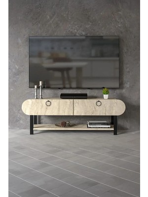Quattro Home Ekru Tv Ünitesi 110 cm