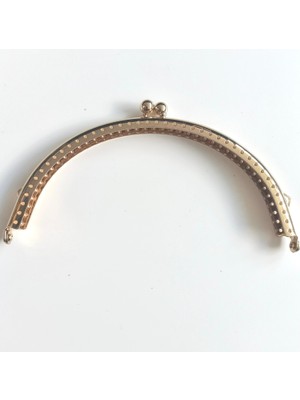 Yumakça Çanta ve Cüzdan Klipsi Altın Renk Oval Model 15 cm