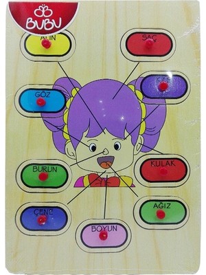 Hsc Bilişim Bu-Bu Ahşap Puzzle Yüz