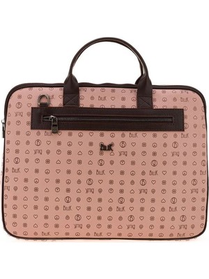 Bilik Deri Monogram Unisex Laptop & Evrak Çantası