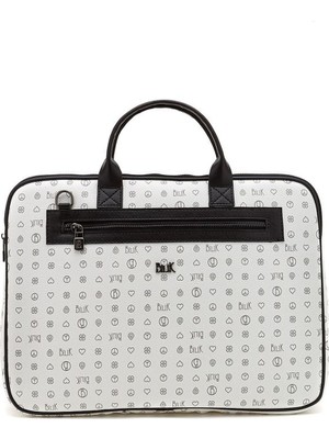 Bilik Deri Monogram Unisex Laptop & Evrak Çantası