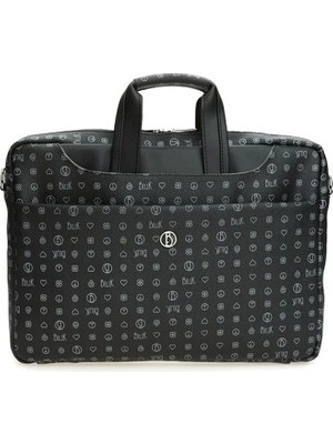 Bilik Deri Monogram Kadın Laptop & Evrak Çantası