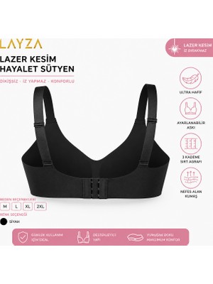 Layza Lazer Kesim Dikişsiz Sütyen