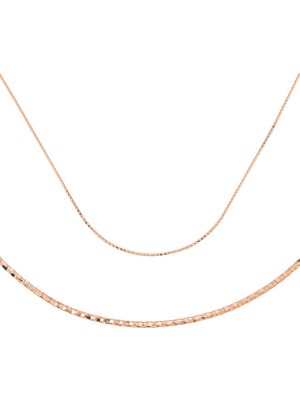 Vienor Gümüş Omega Choker Zincir