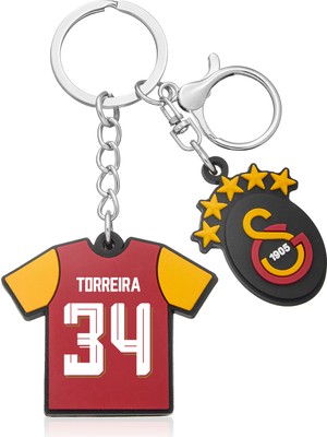 Galatasaray Lucas Torreira Charm Arma Silikon Anahtarlık - Lisanslı Orijinal