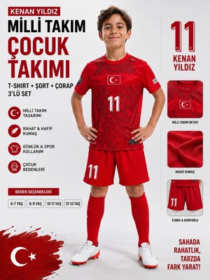 Sentinel Wear Kenan Yıldız Milli Takım Çocuk Futbol Seti