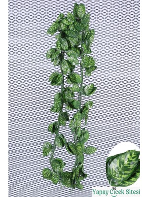 Yapay Çiçek Sitesi Yapay Alacalı Pothos Ip Sarmaşığı 230 cm - 12 Adet
