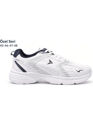 Mcdark Erkek Büyük Beden Jumbo Boy 45-46-47-48 Sneaker Ayakkabı-Beyaz
