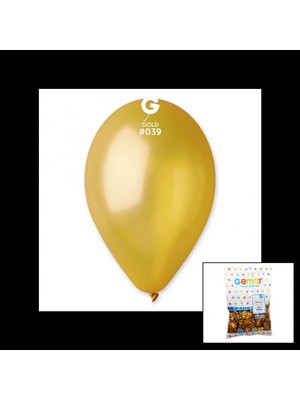 Hace Bazaar GM-110-39 Metalik - Altın Balon 11&amp;apos;&amp;apos; - 28CM - 100 Parça (4887)