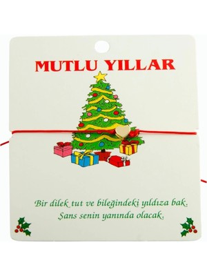 Zero Land Zngzrmll Kalp Yılbaşı Bilekliği Kırmızı