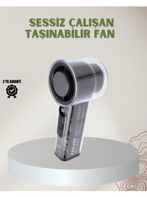 Ankaverse 100 Kademeli Ayarlanabilir Mini Fan | Dijital Ekranlı Serinletici