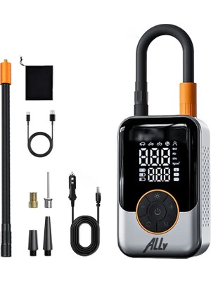 Ankaverse Ally ST-221D Pro Akıllı Hava Kompresörü Araç Kablosuz Hava POMPASI-(5775)