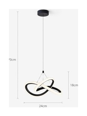 TeknoKapsül Witchers Tekli Krom Sarkıt LED Avize – Power LED Teknolojili, Ayarlanabilir Kablo, 6500K Beyaz Işık, 24W, 40 M² Aydınlatma, Salon, Mutfak ve Oda Için Şık Aydınlatma
