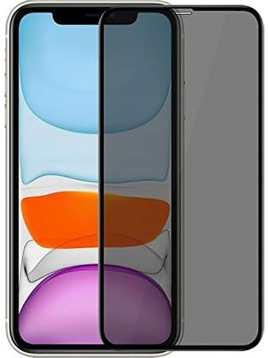 TeknoKapsül Apple iPhone 11 (6.1'') Privacy 5d Gizlilik Filtreli Cam Ekran Koruyucu Siyah